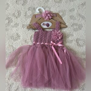 Pink Newborn photo shoot dress